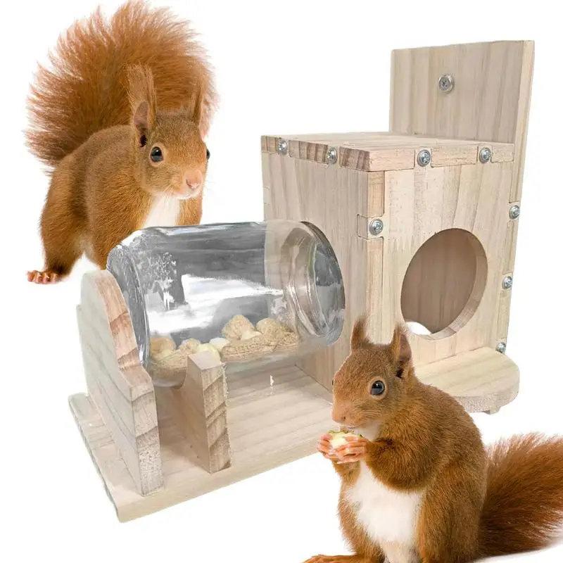 Tree Mounted Squirrel Feeder Wooden Outdoor Backyard Tree Squirrel Feeding Box Fun Squirrel Food Feeder Box Sturdy For Backyard
Tree Mounted Squirrel Feeder Wooden Outdoor Backyard Tree Squirrel Feeding Box Fun Squirrel Food Feeder Box Sturdy For Backyard