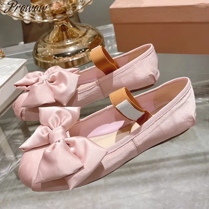 Shoes for women 2023 Silk And Satin Ballet Flat Shoes Sweet bow Shallow Cut Single Shoe Boat Shoes Women's Shoes Zapatos Mujer
Shoes for women 2023 Silk And Satin Ballet Flat Shoes Sweet bow Shallow Cut Single Shoe Boat Shoes Women's Shoes Zapatos Mujer