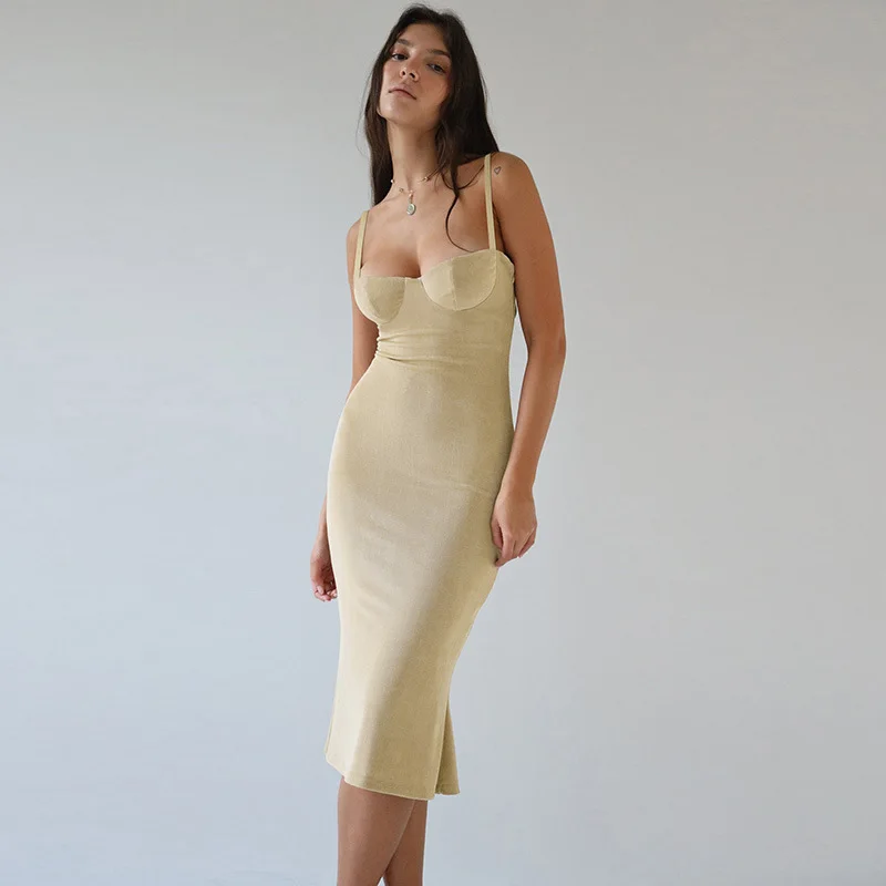 Elegant Spaghetti Strap Midi Bodycon Dress Woman Sexy Boho Summer Sleeveless 2022 Casual Backless Party Dresses Women Streetwear
Elegant Spaghetti Strap Midi Bodycon Dress Woman Sexy Boho Summer Sleeveless 2022 Casual Backless Party Dresses Women Streetwear