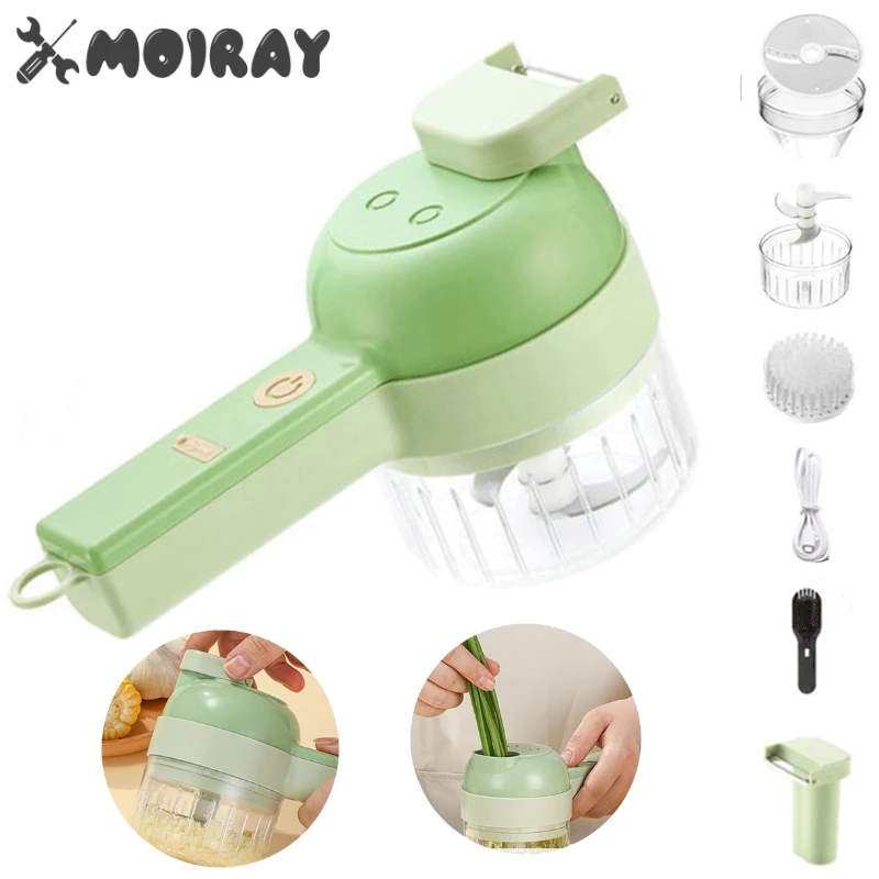 Electric 40w Vegetable Cutter Multifunction Food Chopper Slicer Masher Wireless Garlic Crusher Grinder Kitchen Gadgets
Electric 40w Vegetable Cutter Multifunction Food Chopper Slicer Masher Wireless Garlic Crusher Grinder Kitchen Gadgets