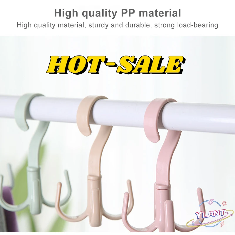 Creative Rotating Four-claw Hook Multifunctional Wardrobe Bag Storage Hook Nail-free Plastic Tie Hanger Kitchen Home Accessories
Creative Rotating Four-claw Hook Multifunctional Wardrobe Bag Storage Hook Nail-free Plastic Tie Hanger Kitchen Home Accessories