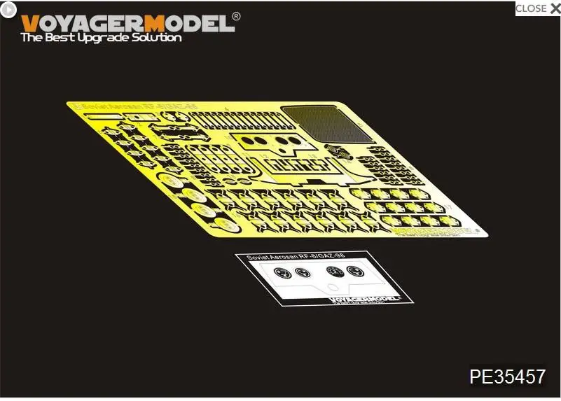 Voyager PE35457 1/35 WWII Soviet Aerosan RF-8/GAZ-98 (For TRUMPERTER 02322) assemble
Voyager PE35457 1/35 WWII Soviet Aerosan RF-8/GAZ-98 (For TRUMPERTER 02322) assemble