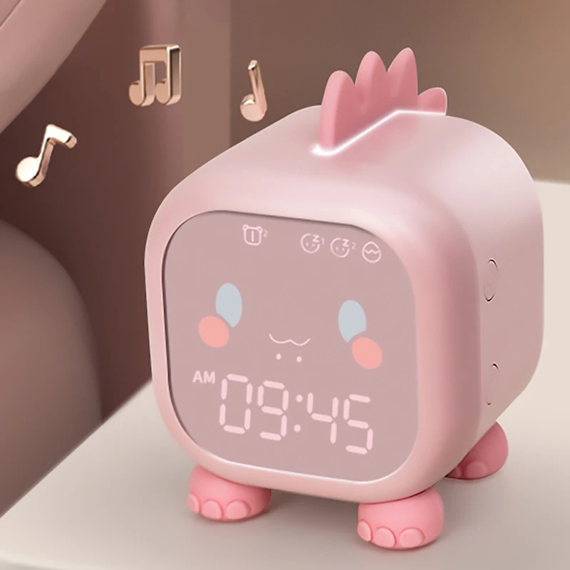 Cute Alarm Clock For Children Dinosaur Digital Alarm Clock With Night Light Bedside Desktop Kids Sleep Trainier Wake Up Clock
Cute Alarm Clock For Children Dinosaur Digital Alarm Clock With Night Light Bedside Desktop Kids Sleep Trainier Wake Up Clock