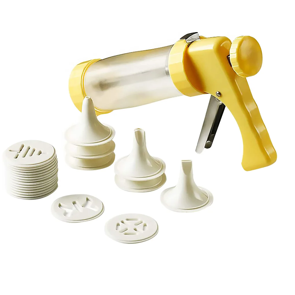 DIY Biscuit Cookie Maker Press Icing Tool Cookie Plastic Press Mold Home Bakery Baking Tool
DIY Biscuit Cookie Maker Press Icing Tool Cookie Plastic Press Mold Home Bakery Baking Tool