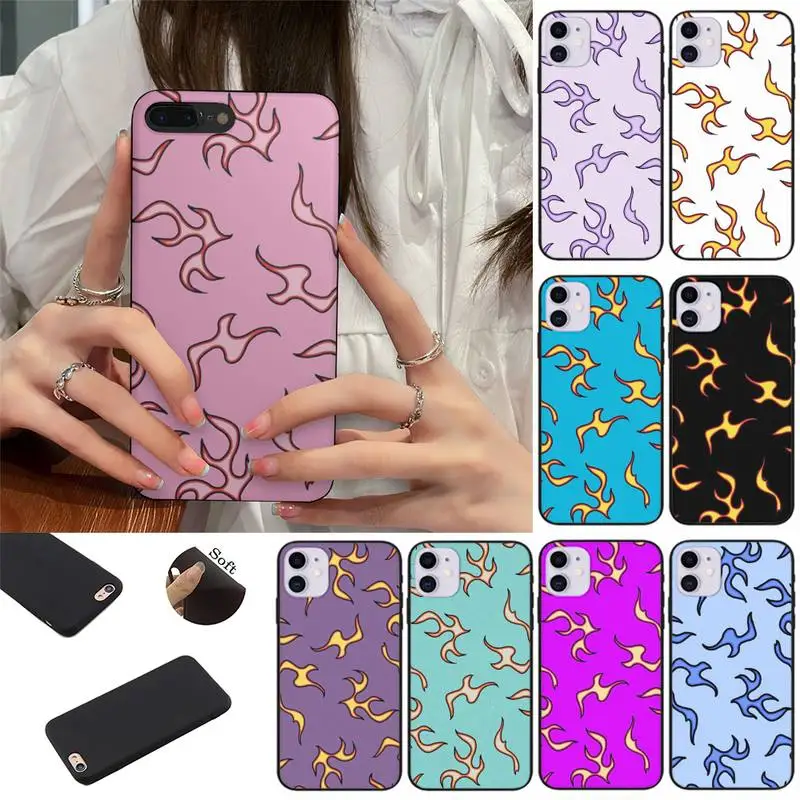 Fashion purple Pink Flame Pattern Phone Case fundas shell cover for iphone 6 6s 7 8 plus xr x xs 11 12 13 mini pro max
Fashion purple Pink Flame Pattern Phone Case fundas shell cover for iphone 6 6s 7 8 plus xr x xs 11 12 13 mini pro max