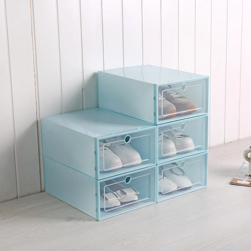Shoe collection box pp transparent plastic shoe box Dust-proof moisture-proof collection Shoebox flip drawer shoe box
Shoe collection box pp transparent plastic shoe box Dust-proof moisture-proof collection Shoebox flip drawer shoe box