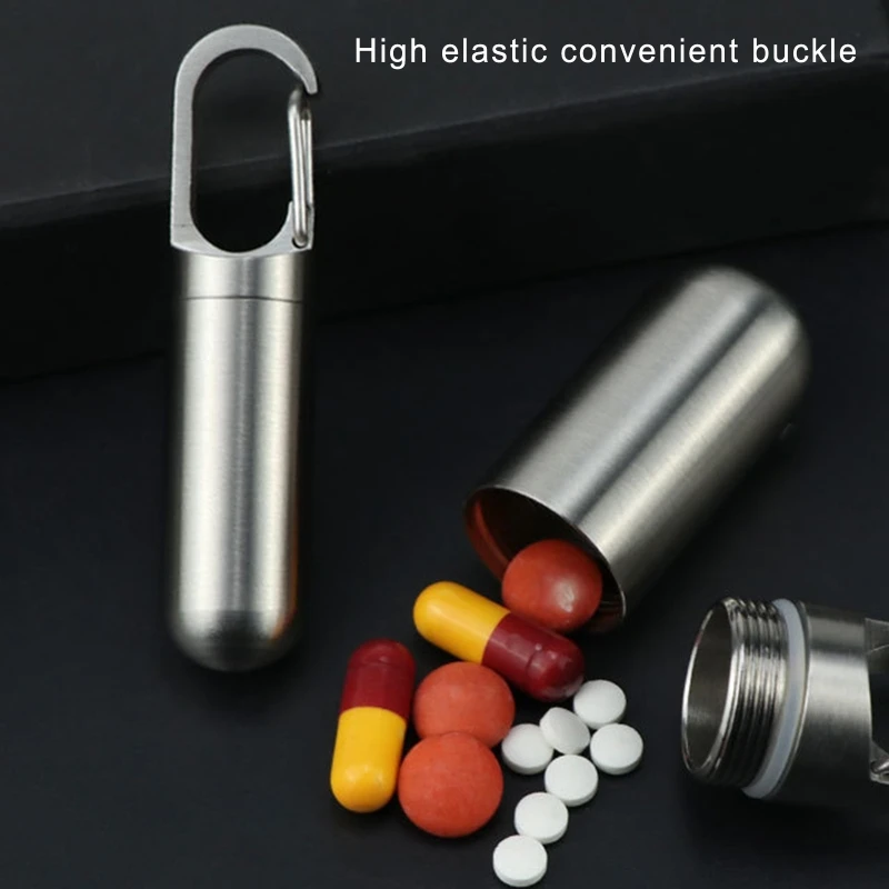 Metal Waterproof Non-Slip Pill Box, Mini Travel Medicine Storage Box, Scratch Abrasion Resistance for Travel Camping 24BD
Metal Waterproof Non-Slip Pill Box, Mini Travel Medicine Storage Box, Scratch Abrasion Resistance for Travel Camping 24BD