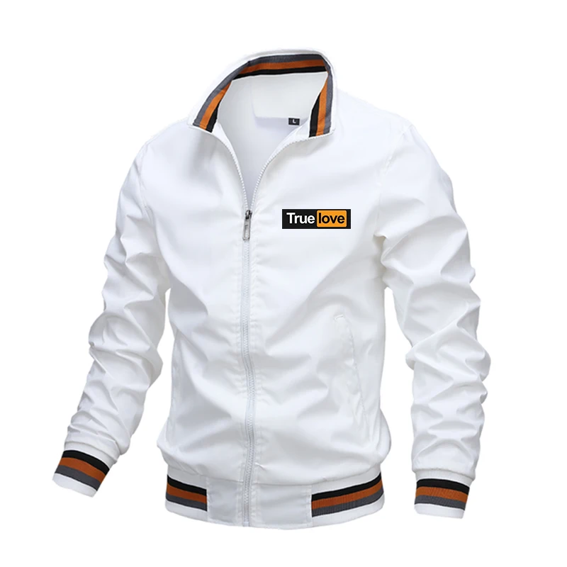 TrueLove Spring and Autumn men's jacket new striped lapel zipper biker Jacket coat Fashion casual high-quality men's top
TrueLove Spring and Autumn men's jacket new striped lapel zipper biker Jacket coat Fashion casual high-quality men's top