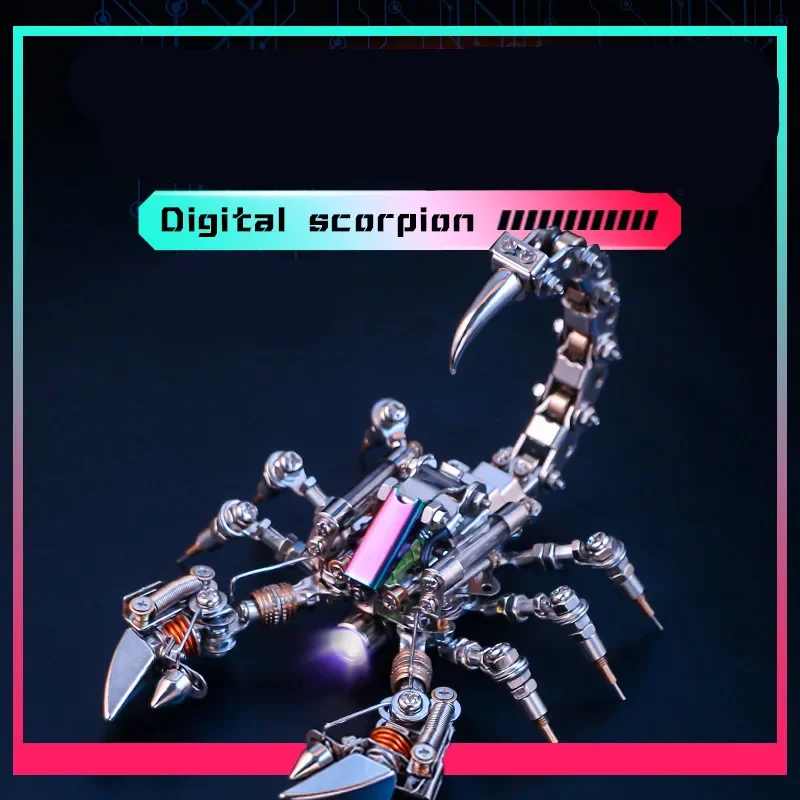 373pcs Digital Scorpion Metal Assembly Tidy Toys Metal Jigsaw Diy Assemble Kit Scorpion Assemble Model Toy Men Kids Adults Gift
373pcs Digital Scorpion Metal Assembly Tidy Toys Metal Jigsaw Diy Assemble Kit Scorpion Assemble Model Toy Men Kids Adults Gift