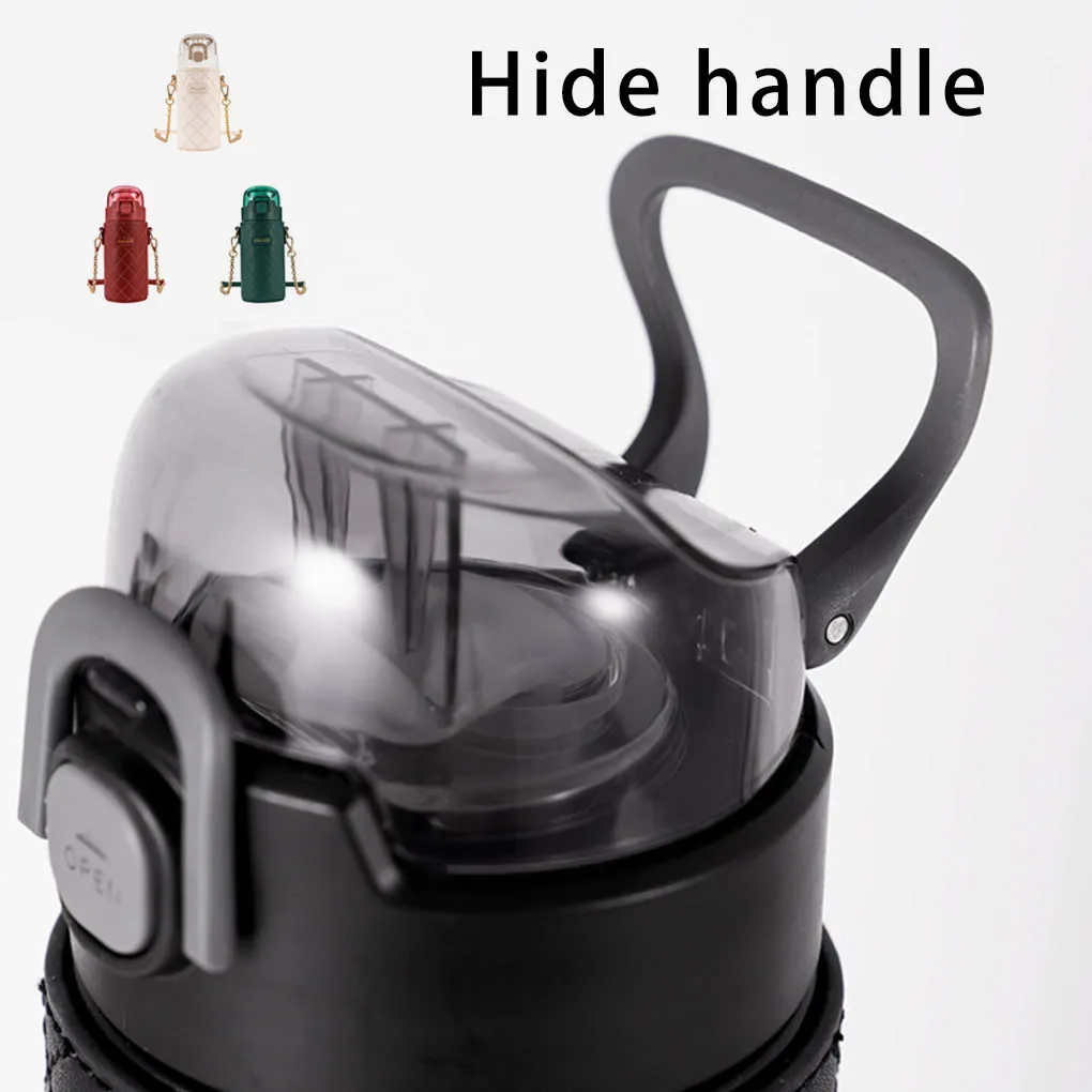 Женская бутылка для воды через плечо из нержавеющей стали, милая декоративная однотонная сменная уличная соломенная Вакуумная бутылка 450 мл
Женская бутылка для воды через плечо из нержавеющей стали, милая декоративная однотонная сменная уличная соломенная Вакуумная бутылка 450 мл