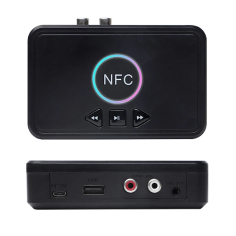 NFC 5.0 Wireless Bluetooth Adapter Bluetooth Audio Receiver AUX 3.5Mm RCA Jack USB Smart Playback For Car Kit Speaker
NFC 5.0 Wireless Bluetooth Adapter Bluetooth Audio Receiver AUX 3.5Mm RCA Jack USB Smart Playback For Car Kit Speaker