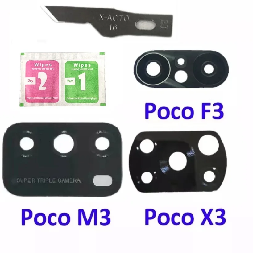 Стеклянный объектив задней камеры 2 шт./лот для Xiaomi Mi Poco X3 NFC Φ/Poco M3 X3 Pro / Poco F3 глобальная версия
Стеклянный объектив задней камеры 2 шт./лот для Xiaomi Mi Poco X3 NFC Φ/Poco M3 X3 Pro / Poco F3 глобальная версия