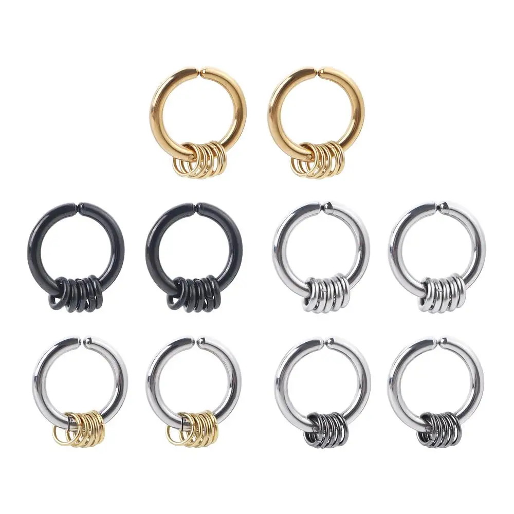 Black Round Geometric Non Piercing Without Holes Men Hoop Earrings Fake Hoop Earrings Clip Earrings Painless Clip
Black Round Geometric Non Piercing Without Holes Men Hoop Earrings Fake Hoop Earrings Clip Earrings Painless Clip