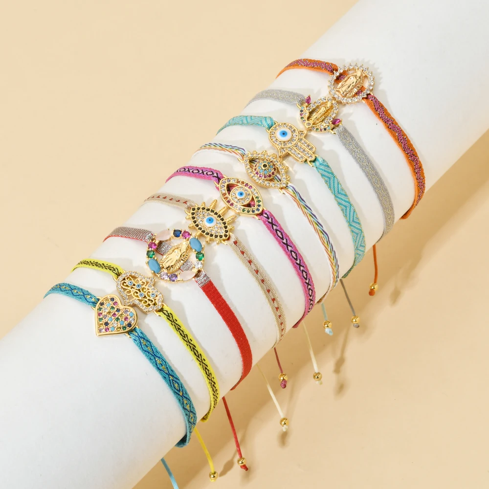 ZMZY Boho Crystal Charm Bracelet New Colorful French Spain Ethnic Style New Gifts Friends Forever Heart Sisters Twins Jewelry
ZMZY Boho Crystal Charm Bracelet New Colorful French Spain Ethnic Style New Gifts Friends Forever Heart Sisters Twins Jewelry