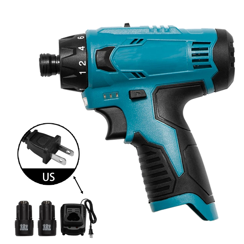 12V Cordless Electric Drill Two Speed Adjustable Electric Screwdriver Hand Driver Wrench with Bosch 2000mAh Battery+Screwdriver 
12V Cordless Electric Drill Two Speed Adjustable Electric Screwdriver Hand Driver Wrench with Bosch 2000mAh Battery+Screwdriver