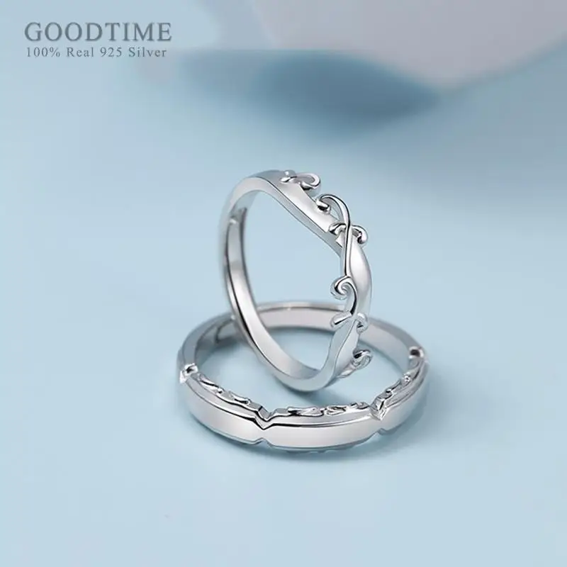 Fashion Pure 100% 925 Sterling Silver Wedding Couple Ring Retro Style Jewelry Gift For Women Men Lovers
Fashion Pure 100% 925 Sterling Silver Wedding Couple Ring Retro Style Jewelry Gift For Women Men Lovers