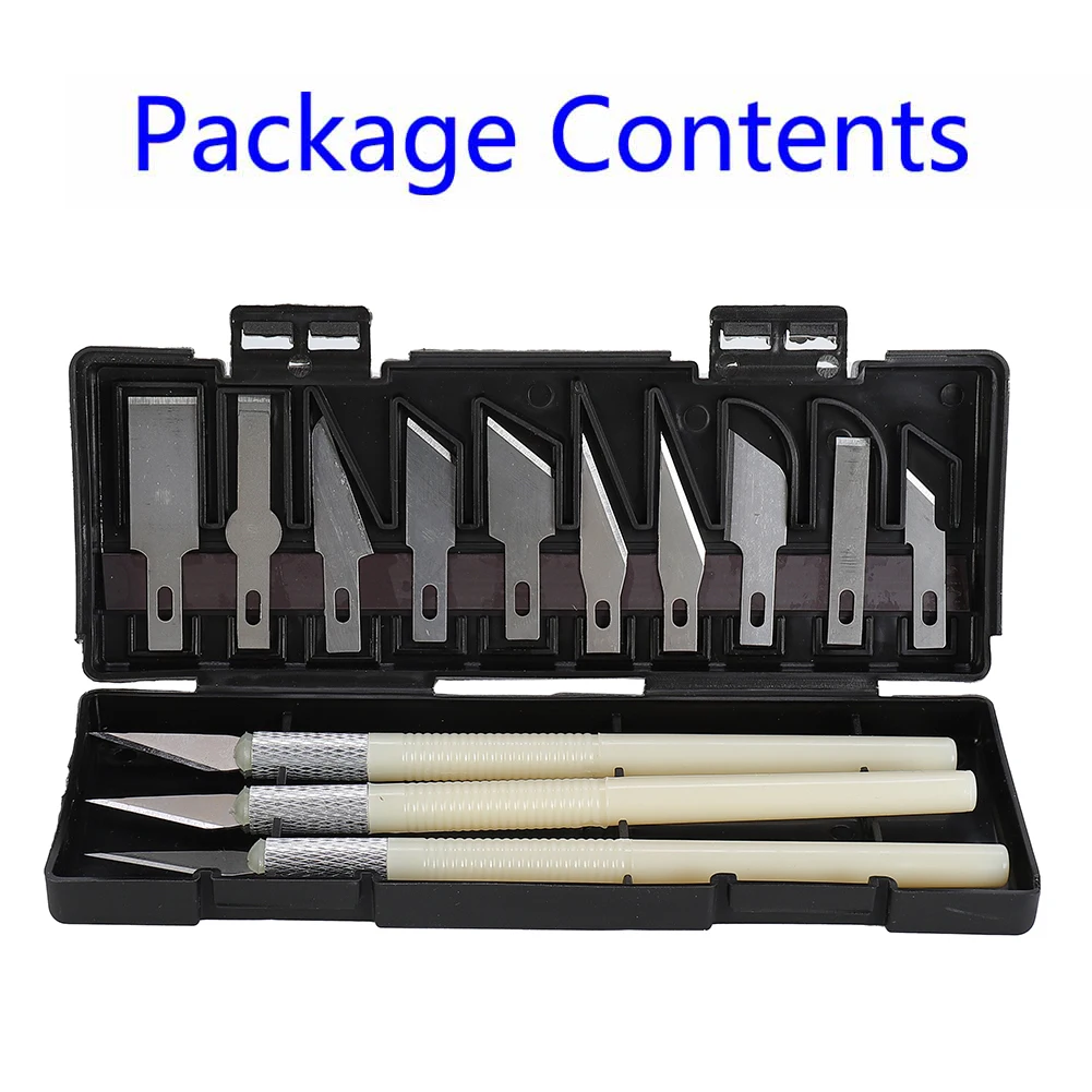13PCS Precision Cutter Set Exacto Hand Tools Set Arts Craft Hobby Paper Cutting Carving Aluminum Alloy Cutter Blades Repair Box
13PCS Precision Cutter Set Exacto Hand Tools Set Arts Craft Hobby Paper Cutting Carving Aluminum Alloy Cutter Blades Repair Box