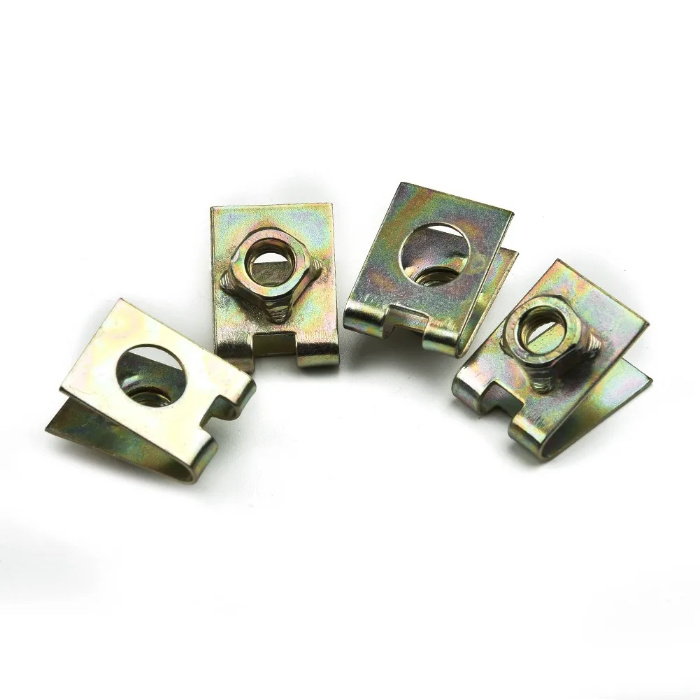 20 PCS Metal U Shape Clips Speed Nuts Fastener Rivet M6 For Auto Car Pannel Fender Spring Metal Auto Fastener Clip
20 PCS Metal U Shape Clips Speed Nuts Fastener Rivet M6 For Auto Car Pannel Fender Spring Metal Auto Fastener Clip