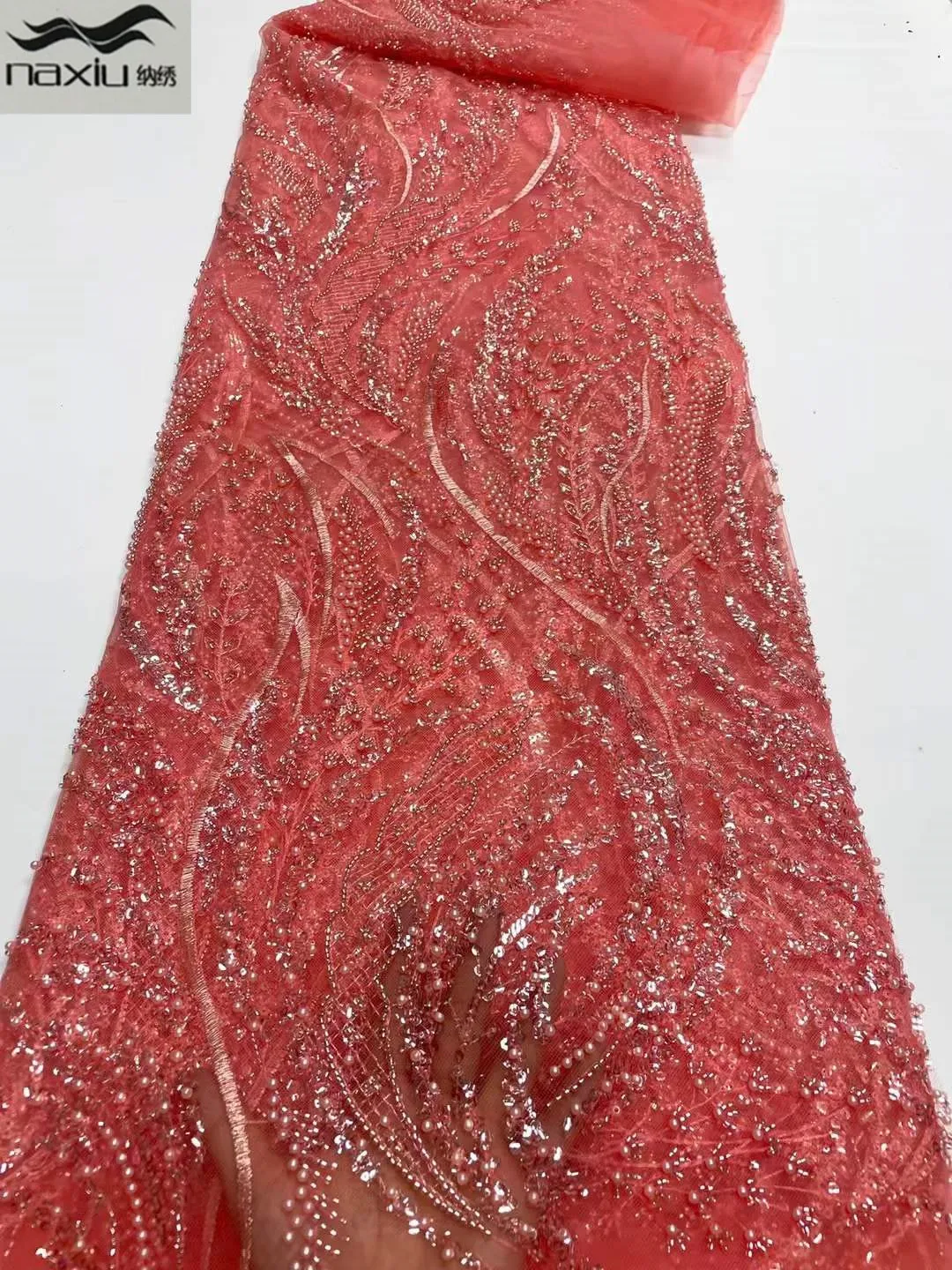 

Кружевная ткань Madison для жениха с африканскими блестками, 2022, Высококачественная нигерийская Свадебная вышивка, французская Тюлевая кружев...