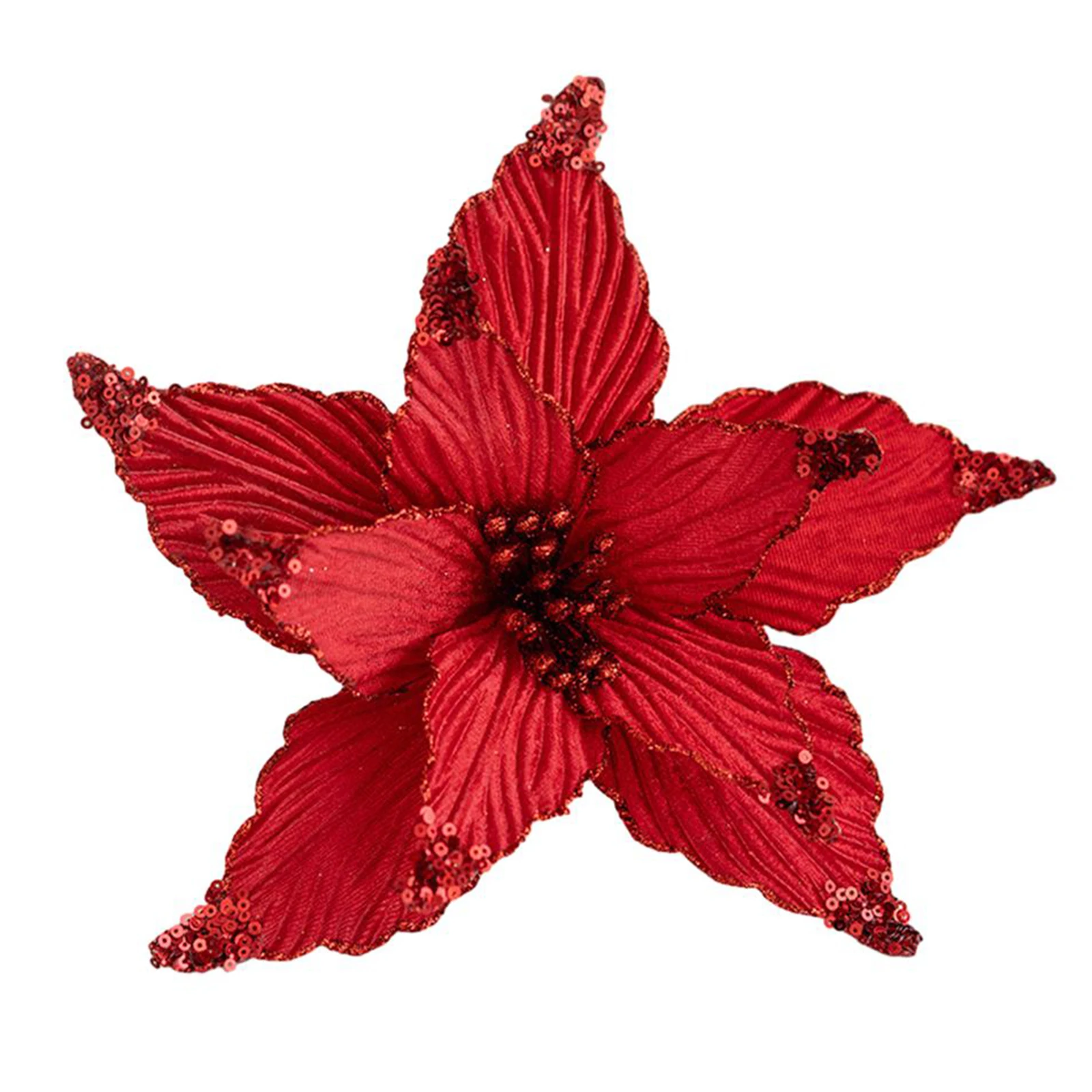 Glitter Christmas Flower Wedding Christmas Tree Decoration Cloth+Plastic Decoration Durable Party Light Brightness
Glitter Christmas Flower Wedding Christmas Tree Decoration Cloth+Plastic Decoration Durable Party Light Brightness