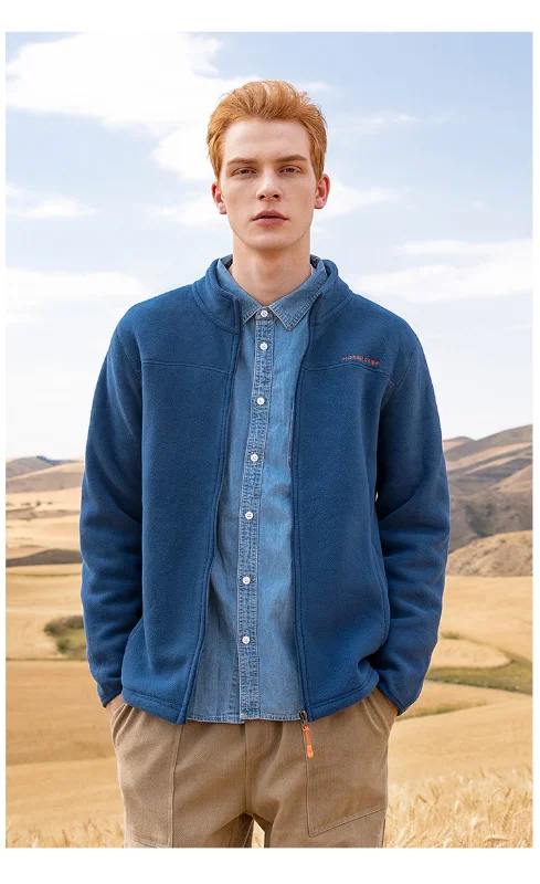 Warm Fleece Jacket Men Autumn Winter 2023 Zipper Black Blue Gray Hoodies Sweatshirts Male Clothing AJK902321
Warm Fleece Jacket Men Autumn Winter 2023 Zipper Black Blue Gray Hoodies Sweatshirts Male Clothing AJK902321