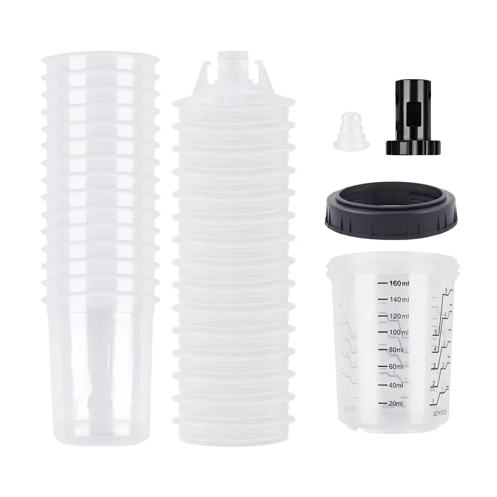 Одноразовые чашки для краскопульта H/O Quick Cup 5.6oz с адаптером M14
Одноразовые чашки для краскопульта H/O Quick Cup 5.6oz с адаптером M14