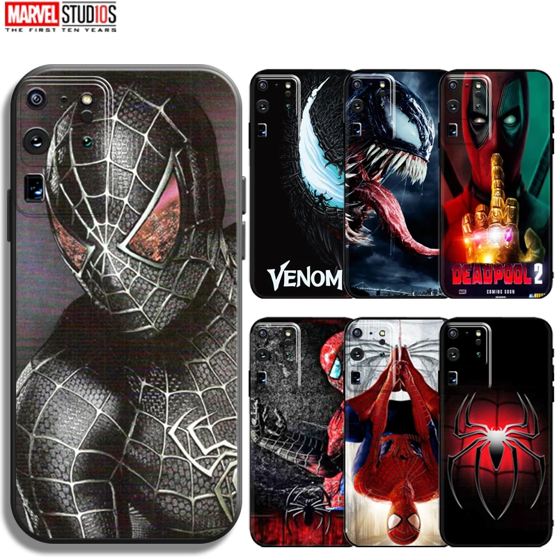 Venom Spiderman Deadpool Phone Case For Samsung Galaxy S20 Ultra 5G Carcasa Coque Ultra-Thin Black Bumper Soft TPU Back
Venom Spiderman Deadpool Phone Case For Samsung Galaxy S20 Ultra 5G Carcasa Coque Ultra-Thin Black Bumper Soft TPU Back
