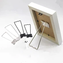 1PC Different Sizes! Iron Metal Back Support Picture Bracket Photo Frame Pedestal Holder for 5 8 10 12 Inch Display Easel Stand