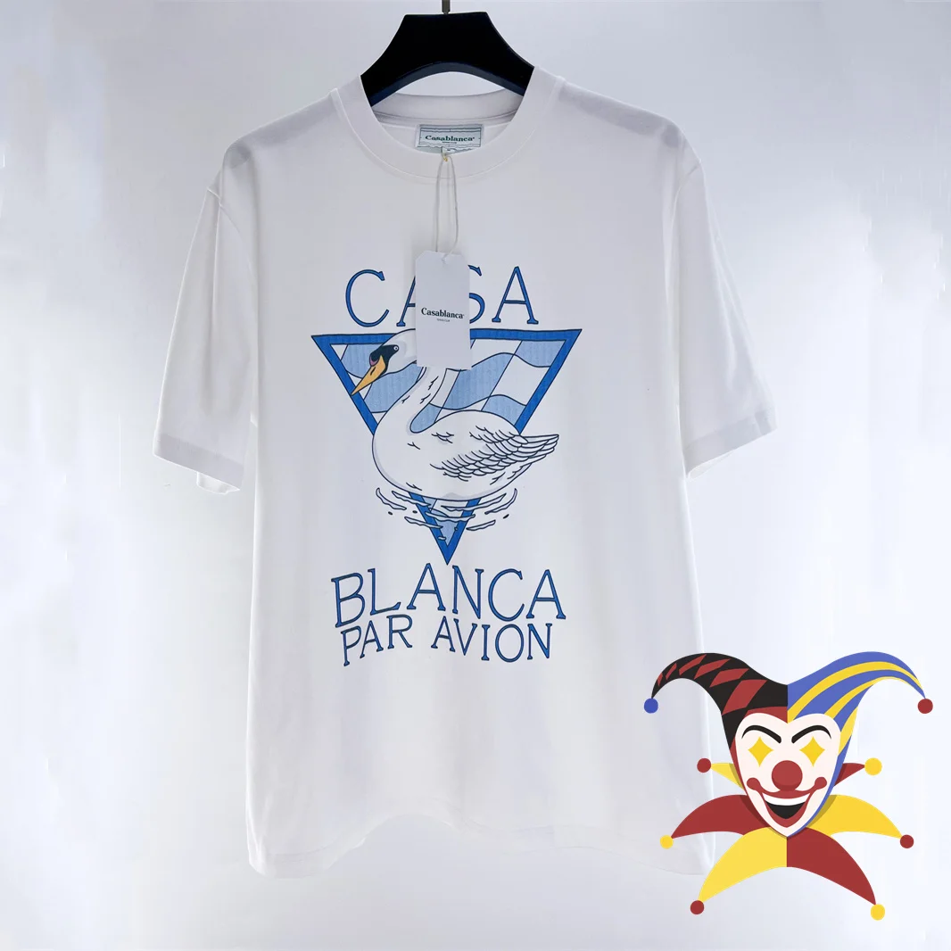 Футболка женская/мужская с коротким рукавом и принтом лебедя
Футболка женская/мужская с коротким рукавом и принтом лебедя