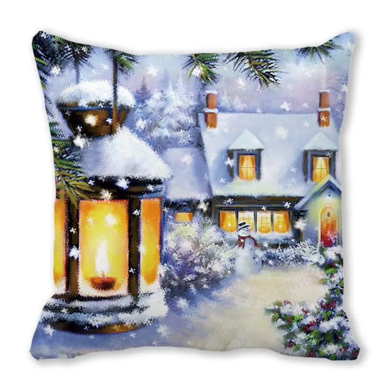Christmas Elements Polyester Pillowcover Merry Christmas Party Decor Cushion Covers Winter Holidays Xmas Pillowcase for Couch
Christmas Elements Polyester Pillowcover Merry Christmas Party Decor Cushion Covers Winter Holidays Xmas Pillowcase for Couch