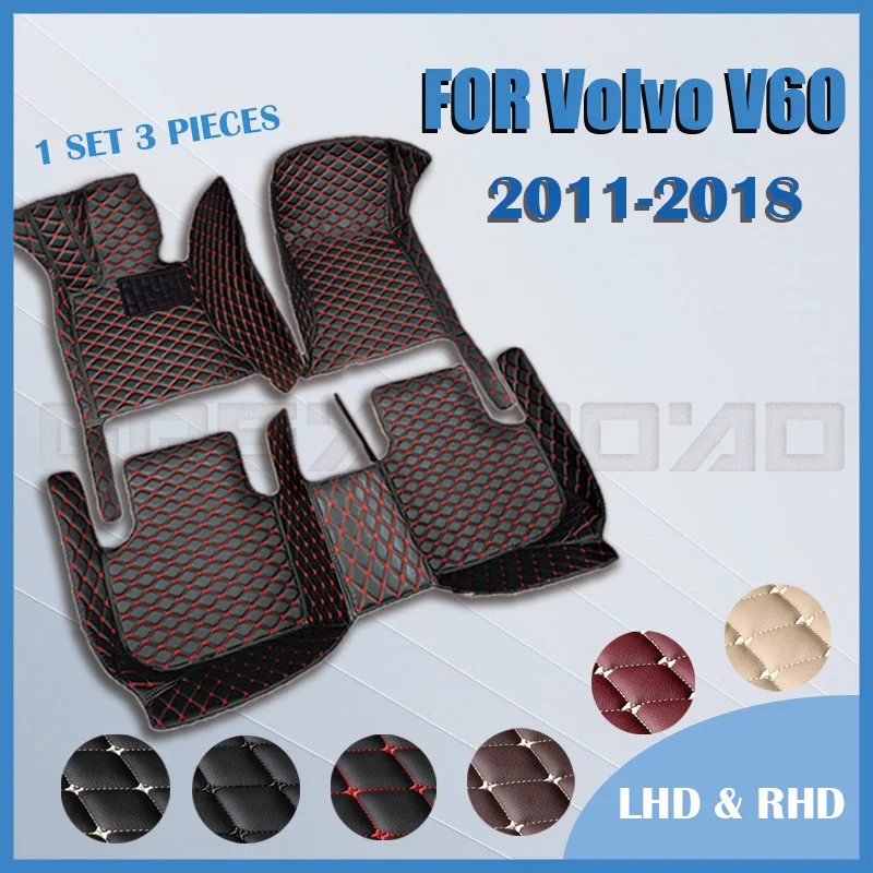 Car floor mats for VOLVO V60 2011 2012 2013 2014 2015 2016 2017 2018 Custom auto foot Pads automobile carpet cover 
Car floor mats for VOLVO V60 2011 2012 2013 2014 2015 2016 2017 2018 Custom auto foot Pads automobile carpet cover