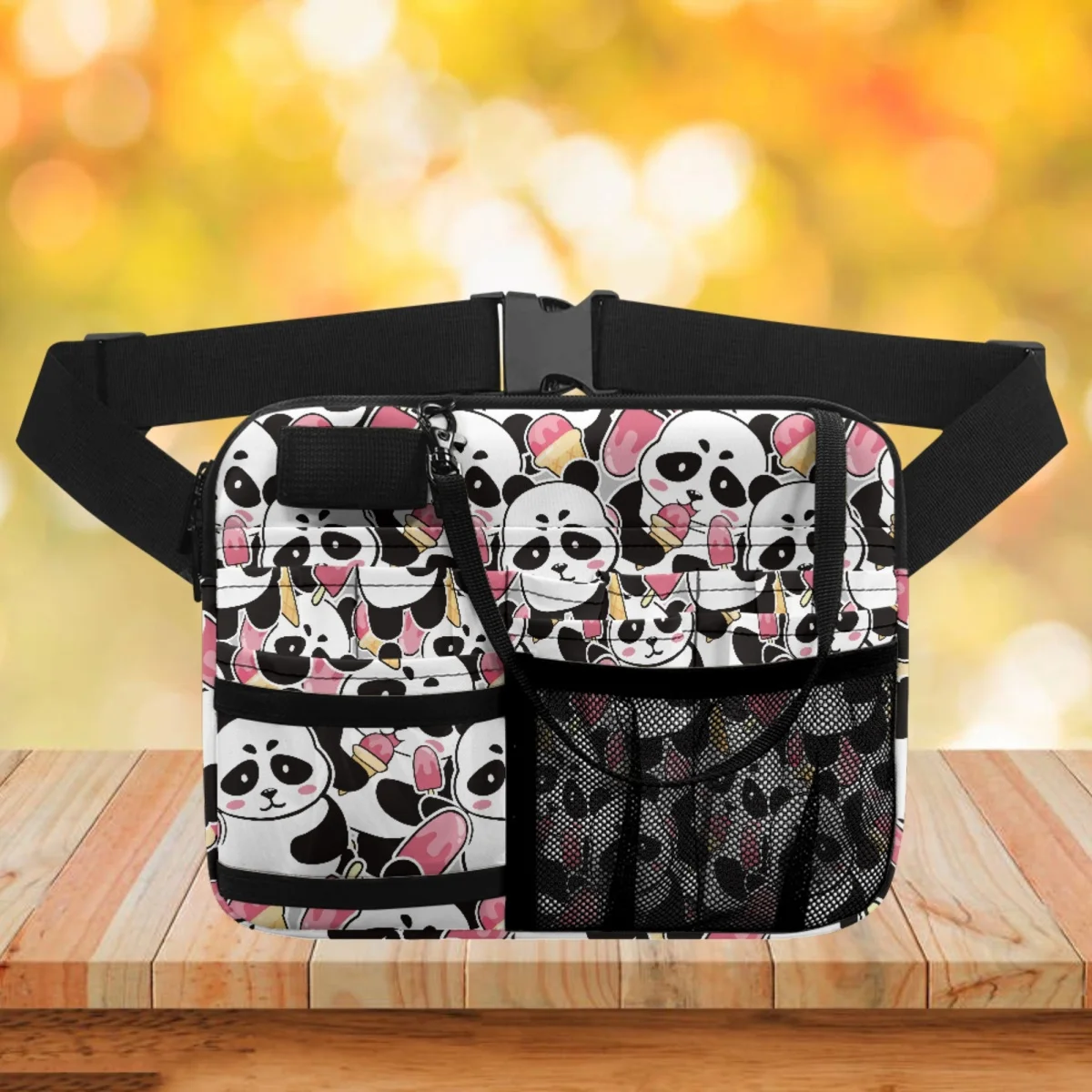Cute Pandas Popsicle Regular Nursing Package Emergency Adjust Strap Waist Bags for Women Belt Organizer Storage Zipper riñoneras
Cute Pandas Popsicle Regular Nursing Package Emergency Adjust Strap Waist Bags for Women Belt Organizer Storage Zipper riñoneras