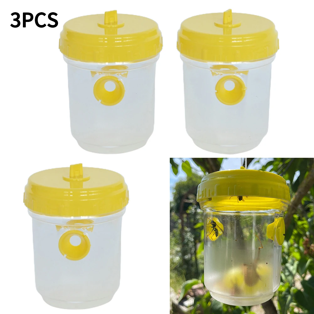 Lure Wasp Traps 3pcs/set Against Bees Hornets Attractant Defense Hanging Insect Plastic Protection Transparent
Lure Wasp Traps 3pcs/set Against Bees Hornets Attractant Defense Hanging Insect Plastic Protection Transparent
