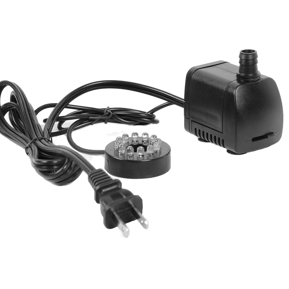7W 12 LED Light Submersible Water Pump Electric Water Fountain Fish Pond Aquarium Tank Water Pump Garden Decoration 110V UL Plug
7W 12 LED Light Submersible Water Pump Electric Water Fountain Fish Pond Aquarium Tank Water Pump Garden Decoration 110V UL Plug