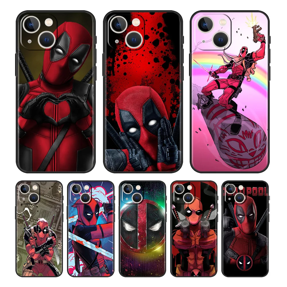 Marvel Deadpool For Apple iPhone 13 12 11 mini Pro XS Max XR X 8 7 6 5 Plus SE 2020 Black Soft Silicone Phone Cover Funda Case
Marvel Deadpool For Apple iPhone 13 12 11 mini Pro XS Max XR X 8 7 6 5 Plus SE 2020 Black Soft Silicone Phone Cover Funda Case