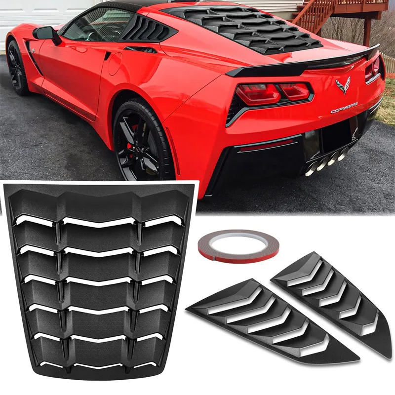 Rear & Side Window Louvers Windshield Sunshade Covers for Corvette C7 Stingray Grand Sport Z51 Z06 ZR1 2014 - 2019 - Matte Black
Rear & Side Window Louvers Windshield Sunshade Covers for Corvette C7 Stingray Grand Sport Z51 Z06 ZR1 2014 - 2019 - Matte Black