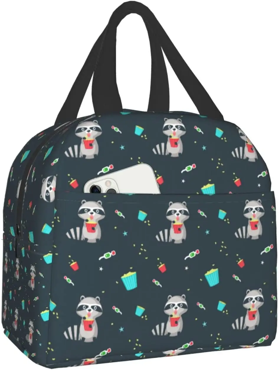 Cute Funny Raccoon Lunch Box Bento Travel Bag Picnic Tote Boxes Insulated Durable Container Shopping Bag Reusable Waterproof Bag
Cute Funny Raccoon Lunch Box Bento Travel Bag Picnic Tote Boxes Insulated Durable Container Shopping Bag Reusable Waterproof Bag