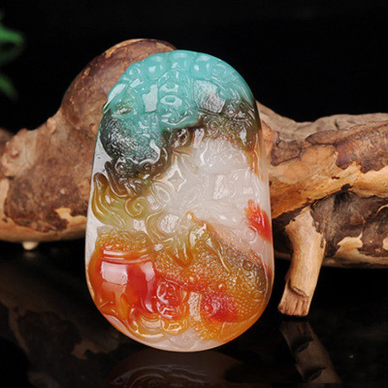 Xinjiang Hetian Jade Colorful Jade Lucky Golden Toad Pendant Gold Silk Jade Pendant Sweater Chain Jewelry for Men and Women
Xinjiang Hetian Jade Colorful Jade Lucky Golden Toad Pendant Gold Silk Jade Pendant Sweater Chain Jewelry for Men and Women