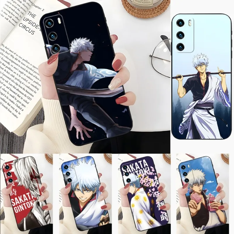 

Gintama Anime Phone Case For Huawei P50 P50Pro P40 P30 P20 P10 P9 Pro Plus P8 P7 Psmart Z 2022 2021 Nova 8 8I 8PRO 8SE Back