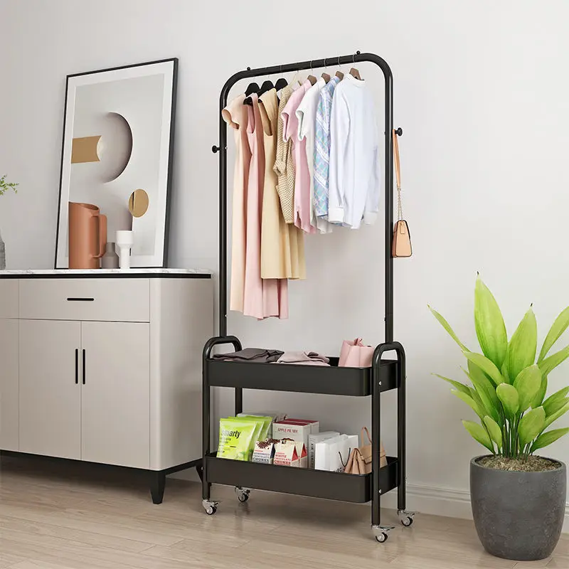 Coat Rack Garment Rack Free-standing Clothes Hanger Shelves Storage Movable With Roller Wardrobe Hanger Floor Cloth Drying Rack
Coat Rack Garment Rack Free-standing Clothes Hanger Shelves Storage Movable With Roller Wardrobe Hanger Floor Cloth Drying Rack