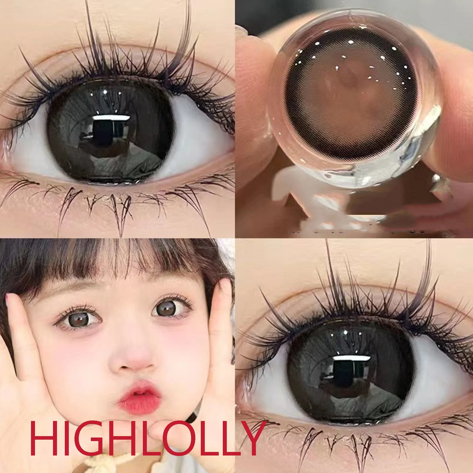 14.50mm Cosplay Eyes Color Contacts Lenses with Degree עדשות צבע עם מספר Highlolly Black
14.50mm Cosplay Eyes Color Contacts Lenses with Degree עדשות צבע עם מספר Highlolly Black