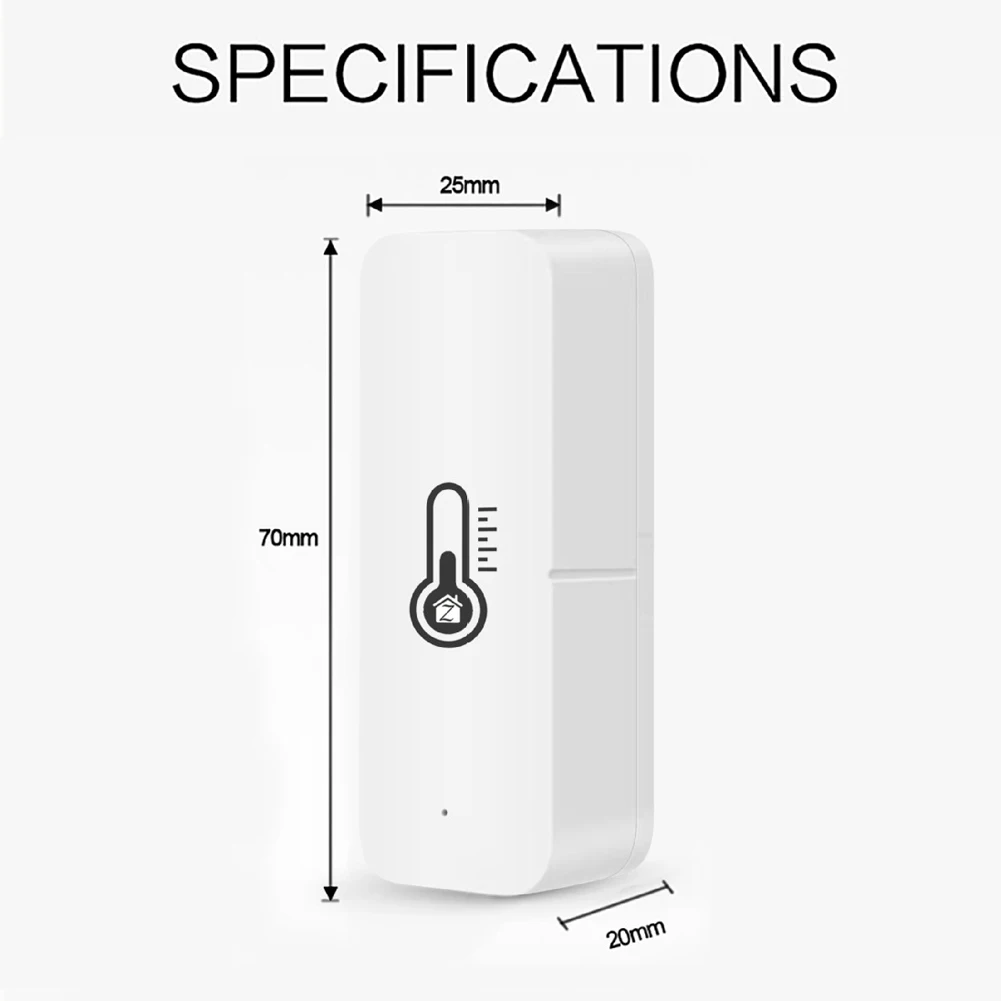 Tuya ZigBee Temperature Humidity Sensors APP Real-time Monitoring Intelligent Linkage Compatible Need to be Used with Gate-way
Tuya ZigBee Temperature Humidity Sensors APP Real-time Monitoring Intelligent Linkage Compatible Need to be Used with Gate-way