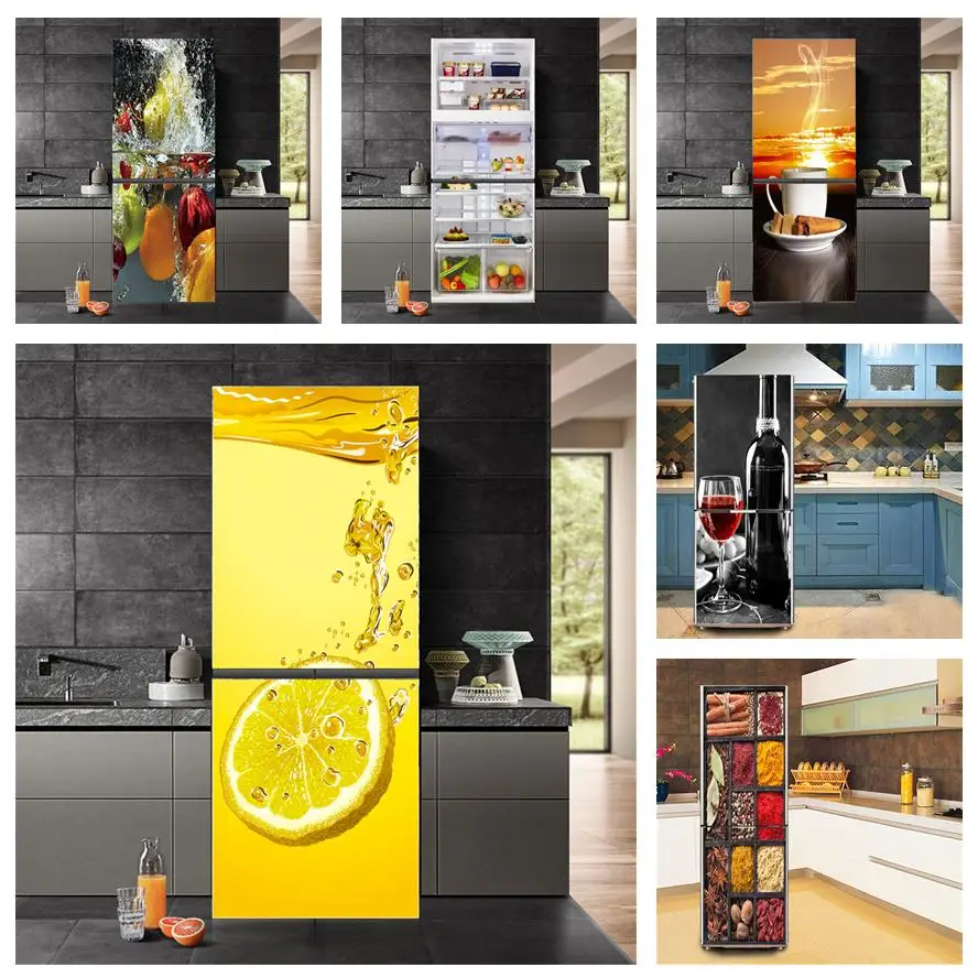 Lemon Vegetable Fruit Full Cover Sticker For Refrigerator Decal Beer Coffee Mural Adhesive Kitchen Door Wallpaper Fridge Posters
Lemon Vegetable Fruit Full Cover Sticker For Refrigerator Decal Beer Coffee Mural Adhesive Kitchen Door Wallpaper Fridge Posters