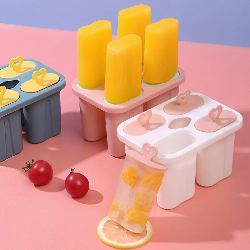 4 Girds Ice Cream Mold DIY Chocolate Dessert Popsicle Moulds Tray Reusable with Stick Kitchen Tool Accessories Party Supplies
4 Girds Ice Cream Mold DIY Chocolate Dessert Popsicle Moulds Tray Reusable with Stick Kitchen Tool Accessories Party Supplies