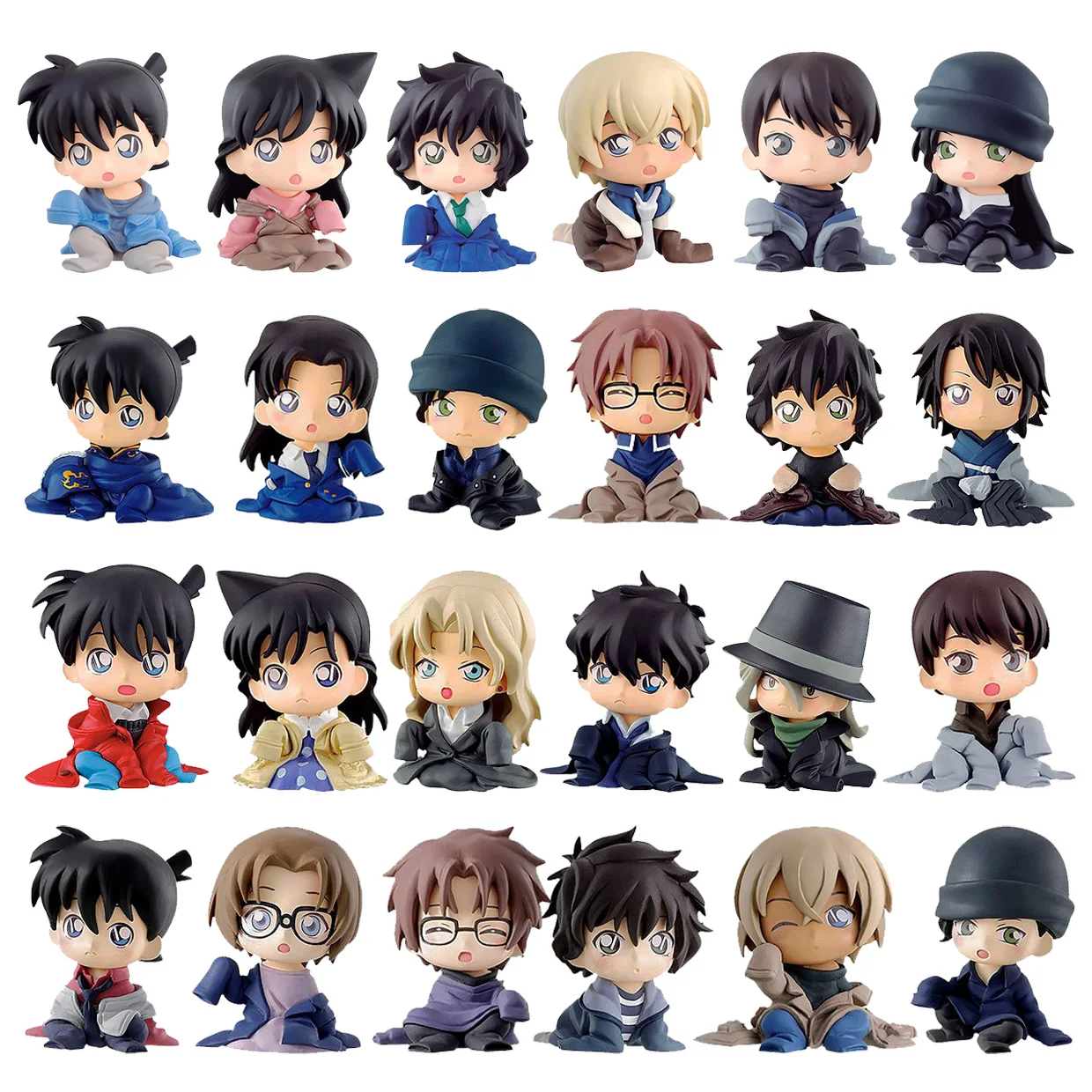 Detective Conan Childhood Figurine Mouri Ran Kudou Shinichi Richard Moore Sitting Position Ornaments Japan Gashapon Capsule Toy
Detective Conan Childhood Figurine Mouri Ran Kudou Shinichi Richard Moore Sitting Position Ornaments Japan Gashapon Capsule Toy