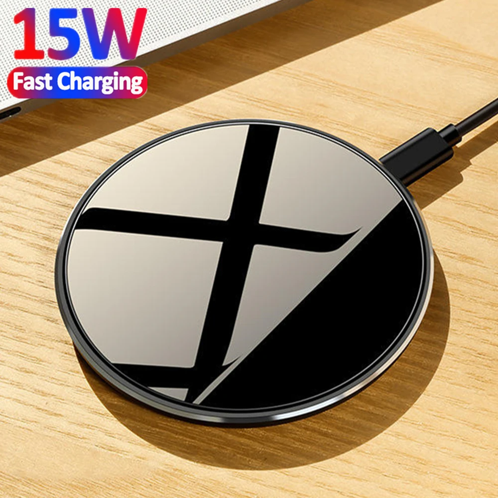 Wireless Charger Pad 15W Fast Charging for Samsung S22 S21 Note 20 iPhone 14 13 12 11 XR XS X 8 Airpods Pro Quick Charge
Wireless Charger Pad 15W Fast Charging for Samsung S22 S21 Note 20 iPhone 14 13 12 11 XR XS X 8 Airpods Pro Quick Charge