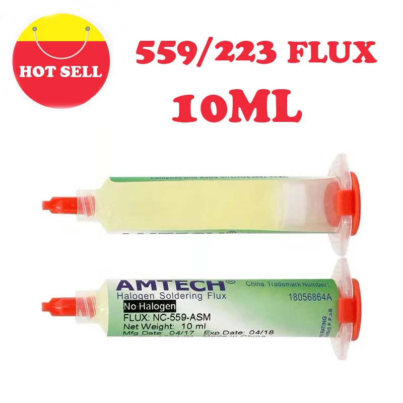 2PCS /lot Original Amtech NC-559-ASM NC-223-ASM 10ML 10cc Solder Flux Soldering Paste
2PCS /lot Original Amtech NC-559-ASM NC-223-ASM 10ML 10cc Solder Flux Soldering Paste