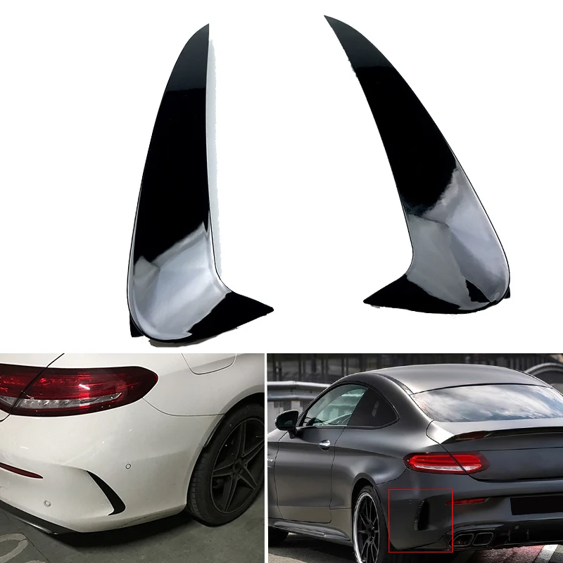 For Mercedes Benz C Class 2 Door Coupe C205 2015 ~ 2019 Car Stickers Rear Bumper Spoiler Both Side Canard Decoration Cover Trim
For Mercedes Benz C Class 2 Door Coupe C205 2015 ~ 2019 Car Stickers Rear Bumper Spoiler Both Side Canard Decoration Cover Trim