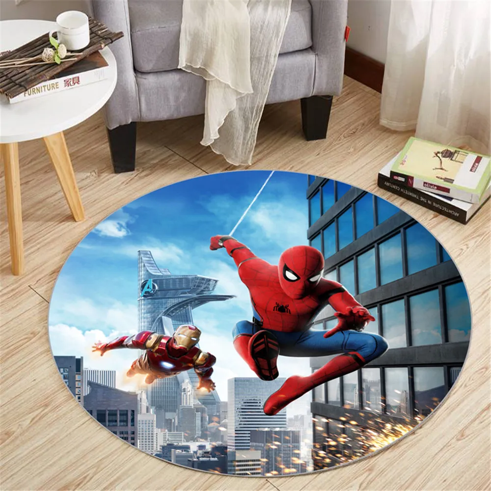 Детский игровой коврик Disney, нескользящий мультяшный ковер с рисунком Человека-паука, для гостиной, подарок
Детский игровой коврик Disney, нескользящий мультяшный ковер с рисунком Человека-паука, для гостиной, подарок