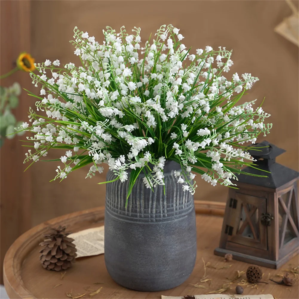 32cm Artificial Flowers Nordic Fresh Valley Lily Orchid Hand Bouquet Plastic Fake Flower For Wedding Garden Festive Party Decor
32cm Artificial Flowers Nordic Fresh Valley Lily Orchid Hand Bouquet Plastic Fake Flower For Wedding Garden Festive Party Decor